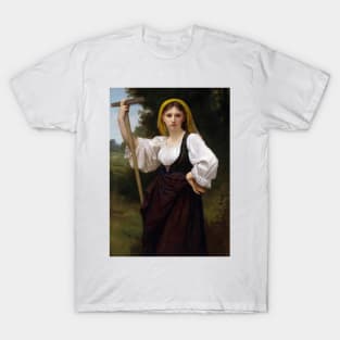 La Faneuse by William-Adolphe Bouguereau T-Shirt